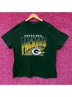 Junk Food Clothing NFL Green Bay Packers Chrome Retro Style T-Shirt 2XL